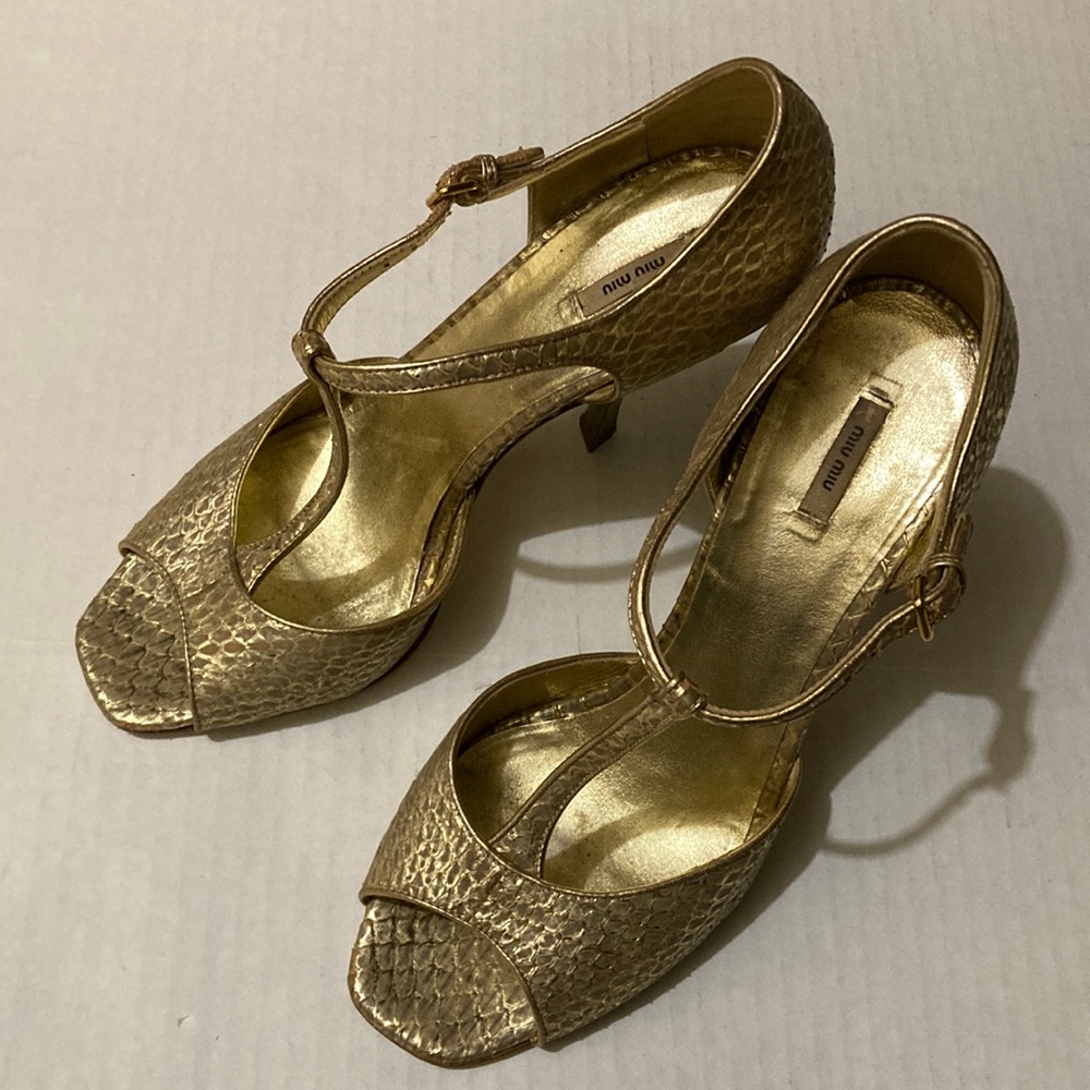 Miu Miu high heel shoes